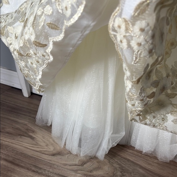 American Princess Ivory Floral Kids Dress - Picture 9 of 9